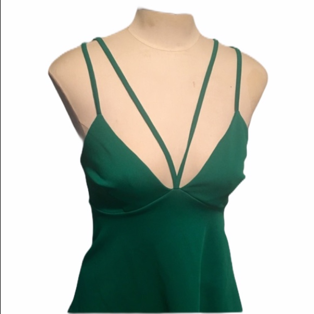 Express Strappy Empire‎ Waist Cami Green - Picture 8 of 8